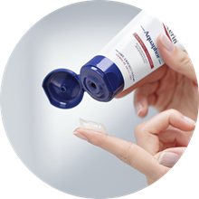 Прилагане на мехлема Aquaphor