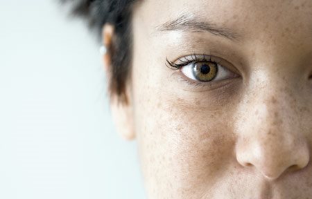 Лице на азиатка