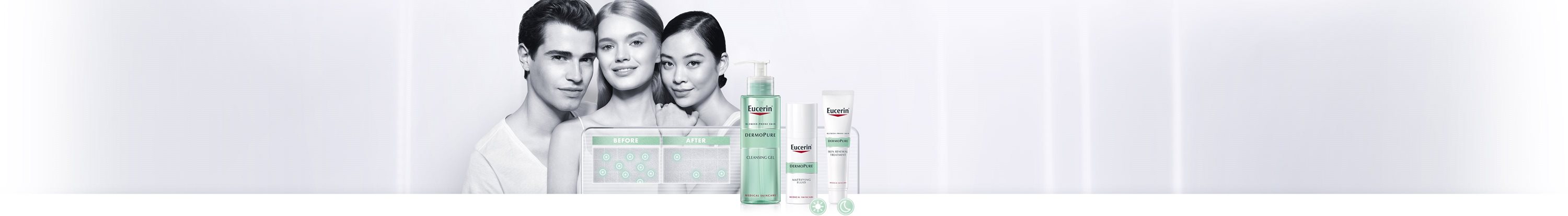 DERMOPURE грижа за мазна кожа, склонна към акне