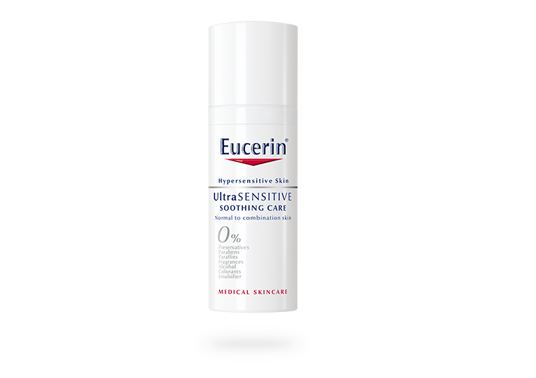 Eucerin UltraSENSITIVE Успокояващ крем за нормална и смесена кожа