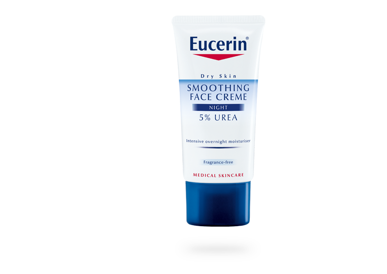 Eucerin 5% Урея подхранващ нощен крем за лице за суха и много суха кожа