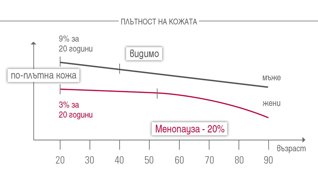 Диаграма на дебелината на кожата